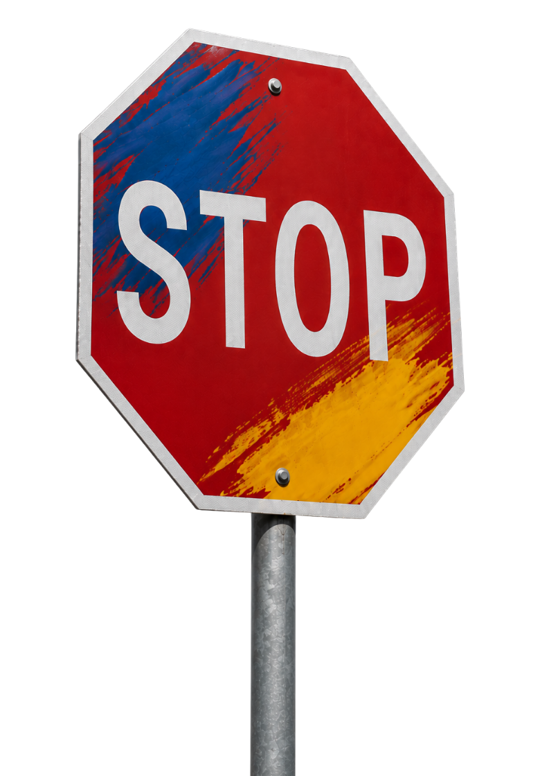 Stoppschild – Malerbetrieb Rivero & Sohn